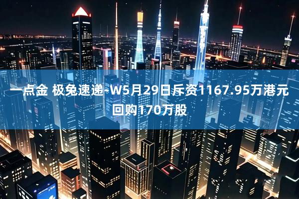 一点金 极兔速递-W5月29日斥资1167.95万港元回购170万股