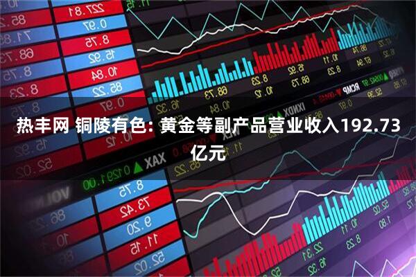 热丰网 铜陵有色: 黄金等副产品营业收入192.73亿元