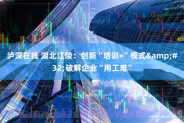 泸深在线 湖北江陵：创新“培训+”模式&#32;破解企业“用工难”